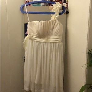 White flowy dress